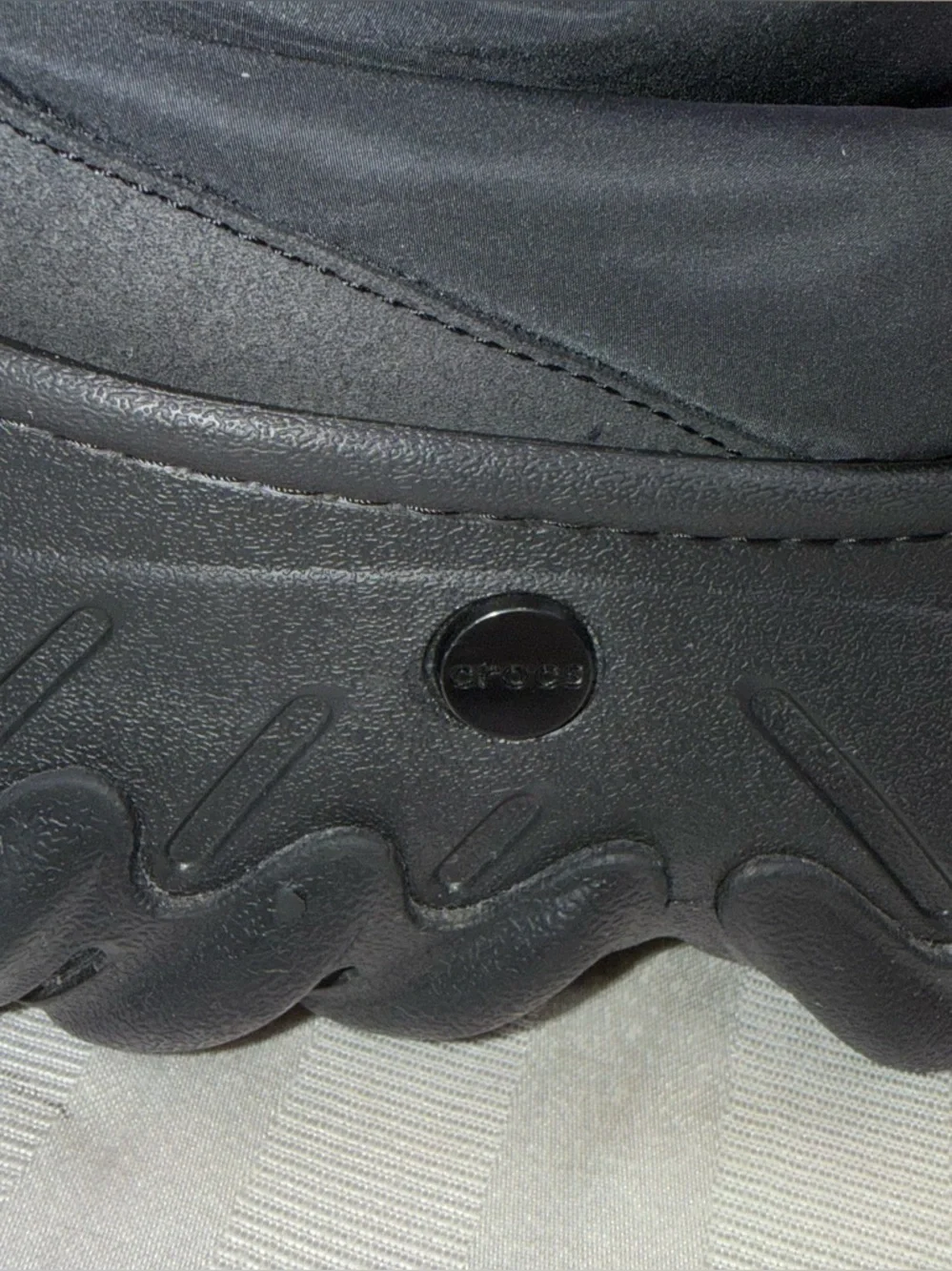 Crocs Echo Insulated Winter Boots Black Chunky Platform US Size: M7/W9 #208716